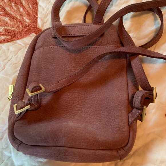 Hammitt Brown Backpack with Gold Accents - Picture 5 of 8